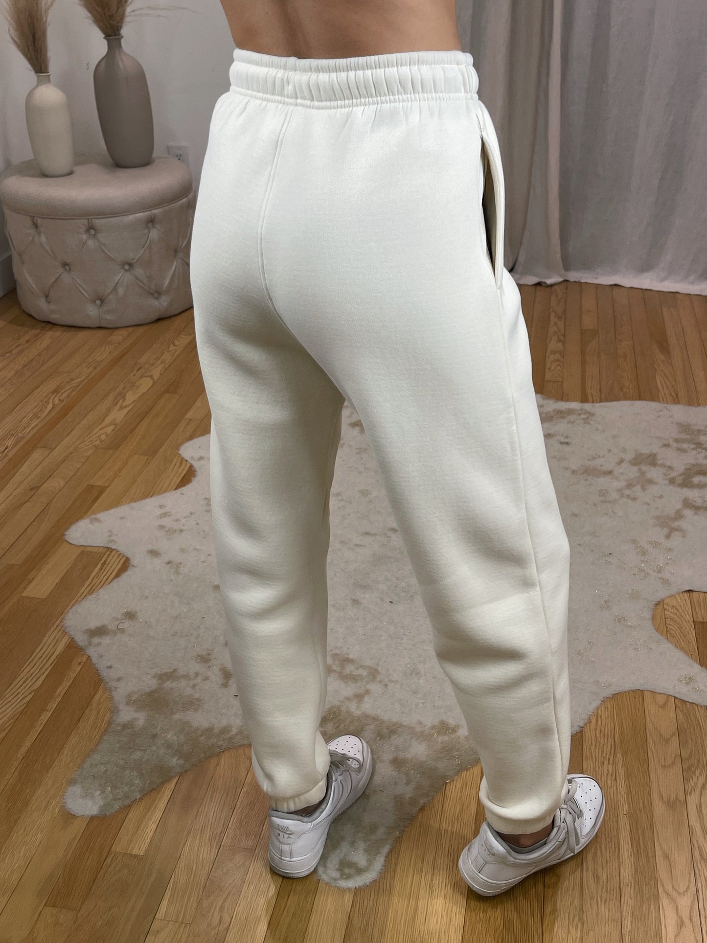 Simple Sweatpants Fleece Lined