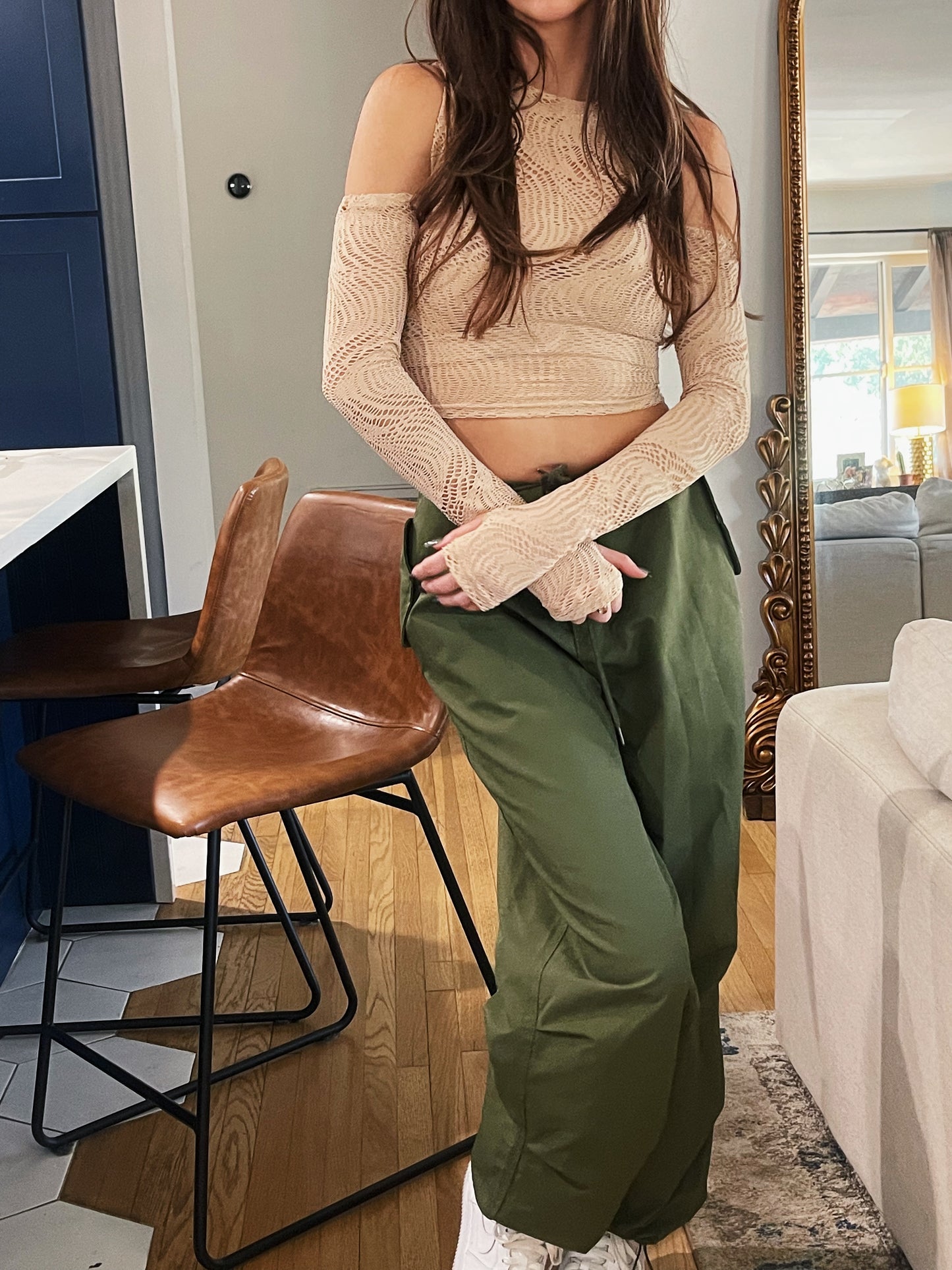 On & Off Crop Top