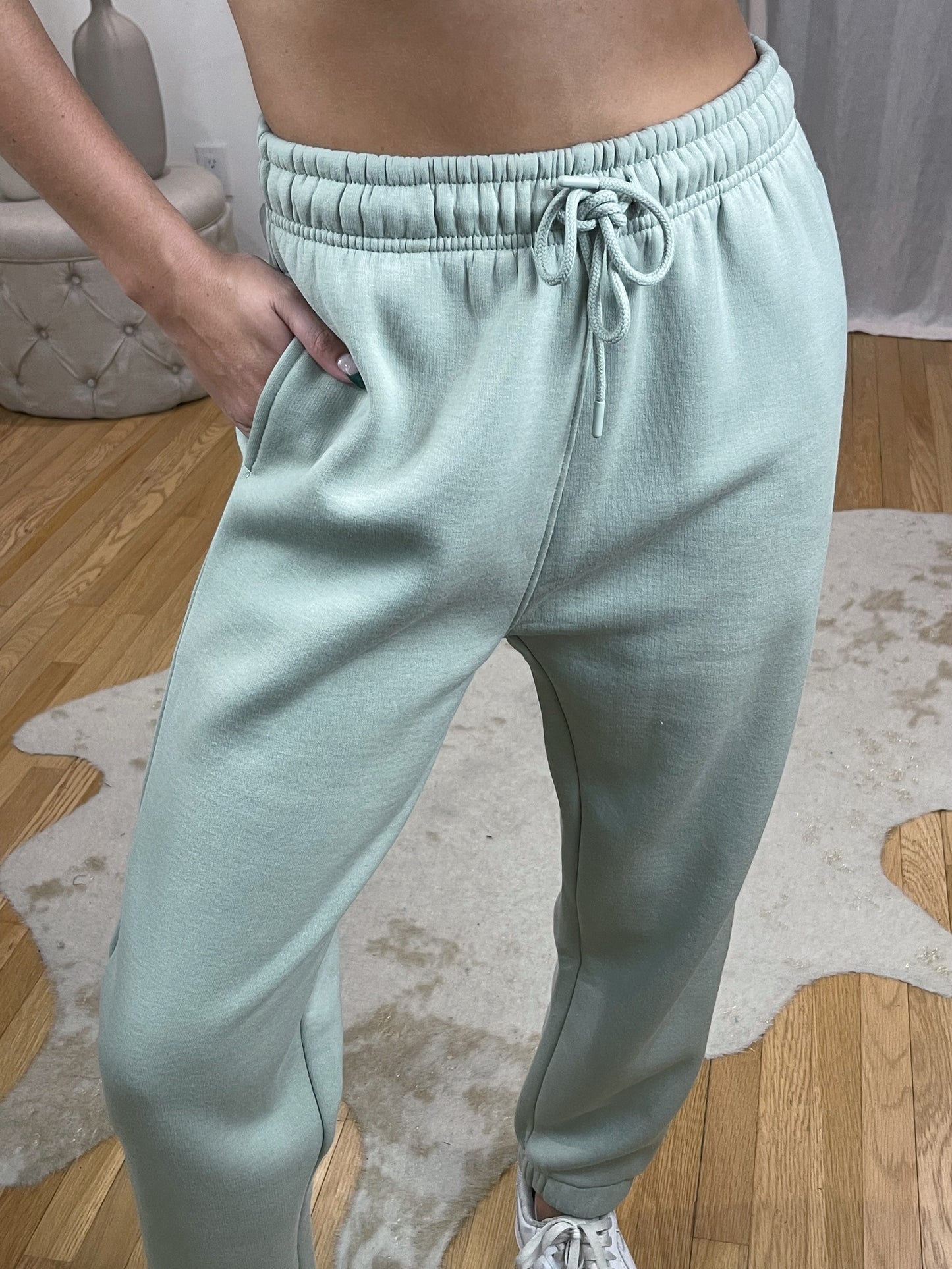 Simple Sweatpants Fleece Lined