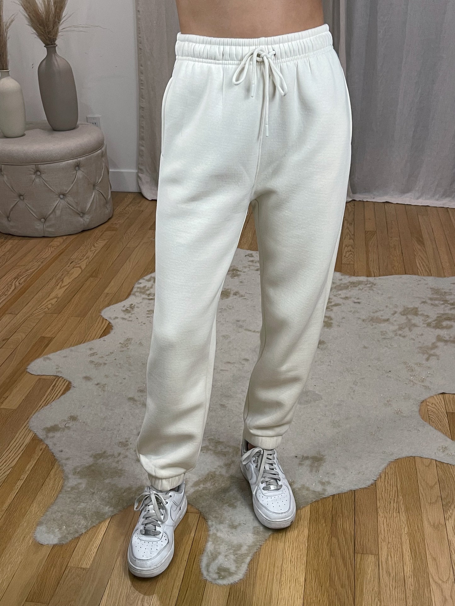 Simple Sweatpants Fleece Lined