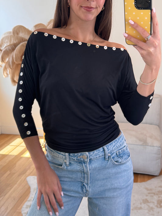 Cute as a Button Top