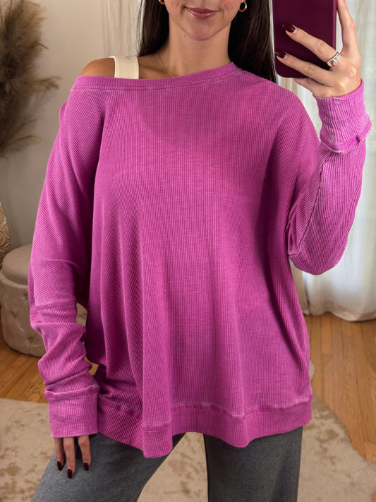 Belgian Waffle Long Sleeve