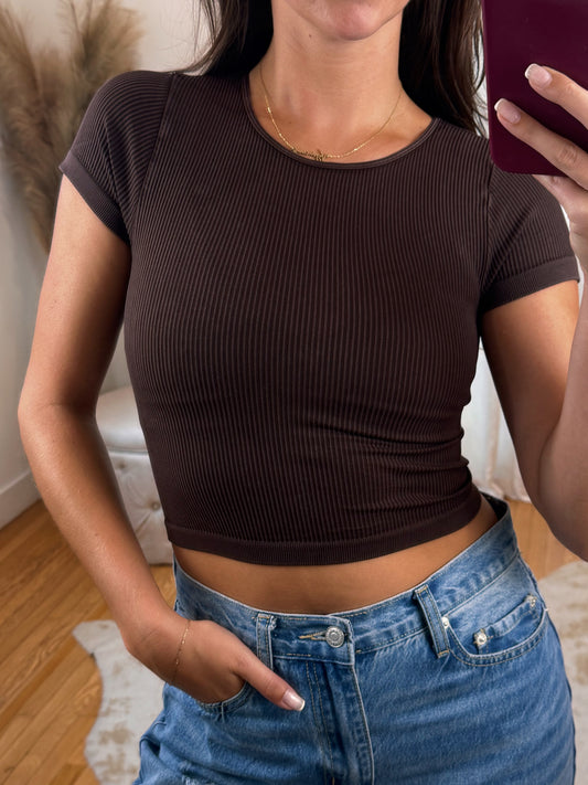 Vintage Basic Shorty Top