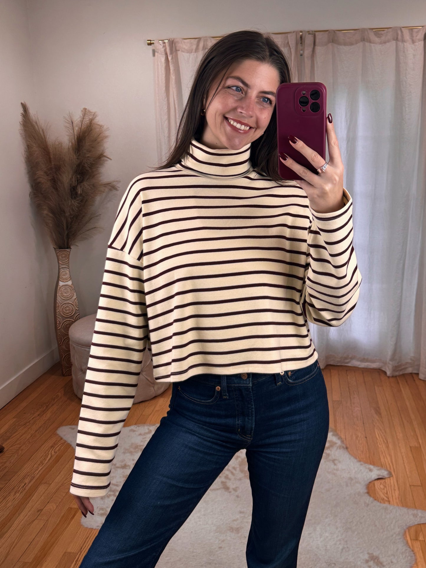 Maple & Cream Turtleneck