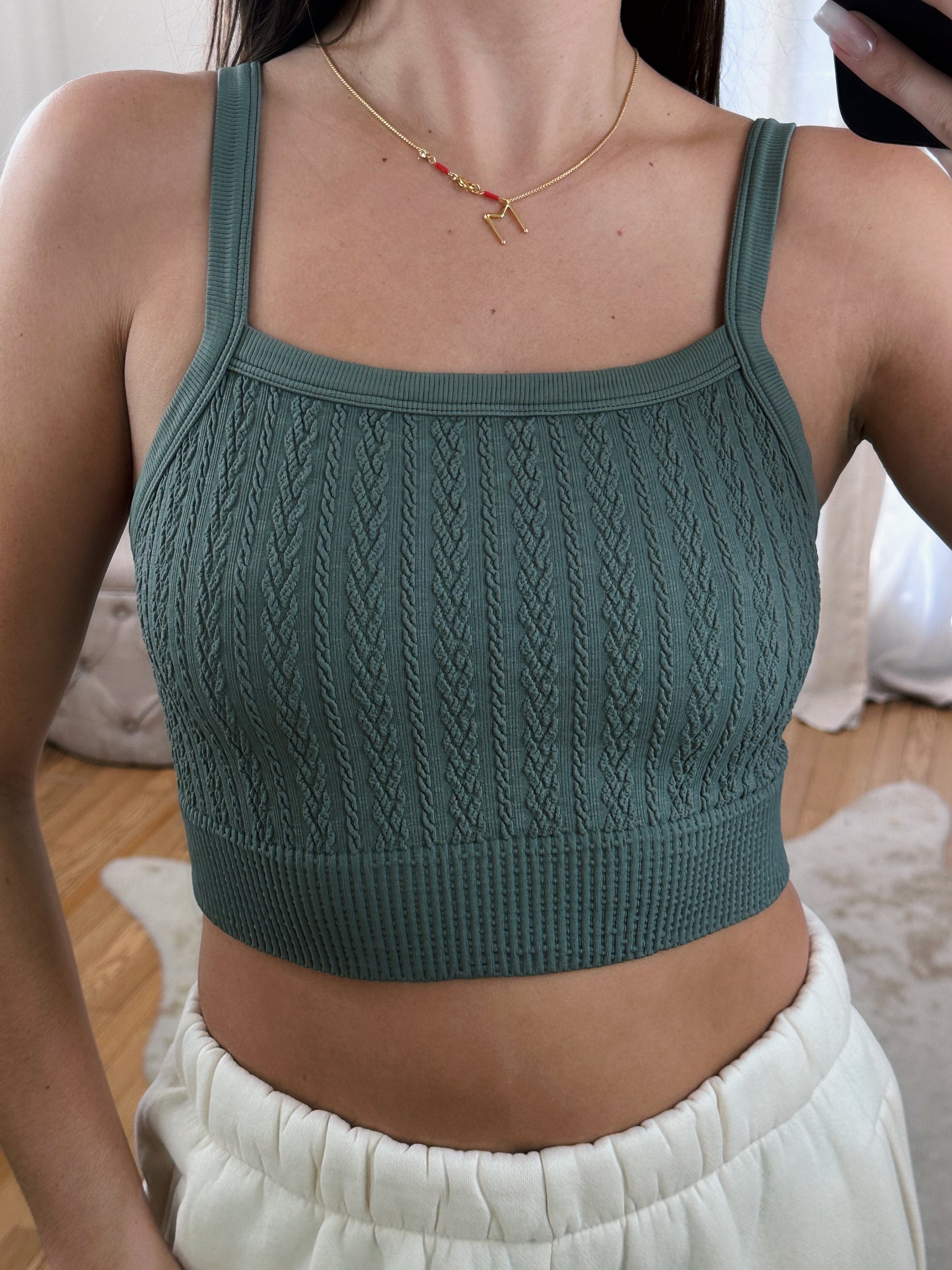 Cable Knit Bralette – Vyvacious