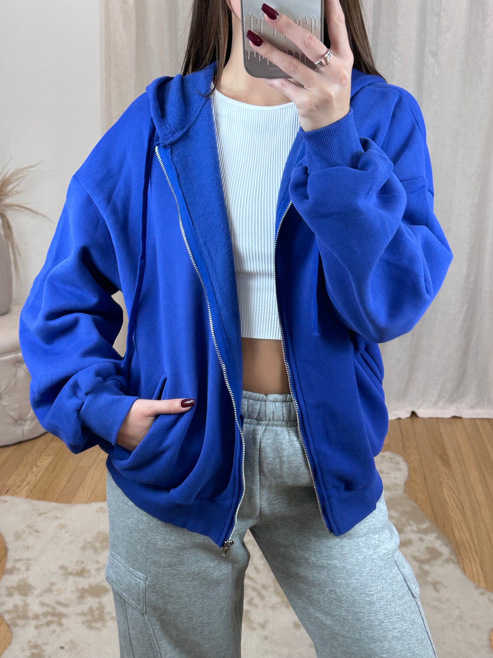 Comfort Zip Up Vyvacious