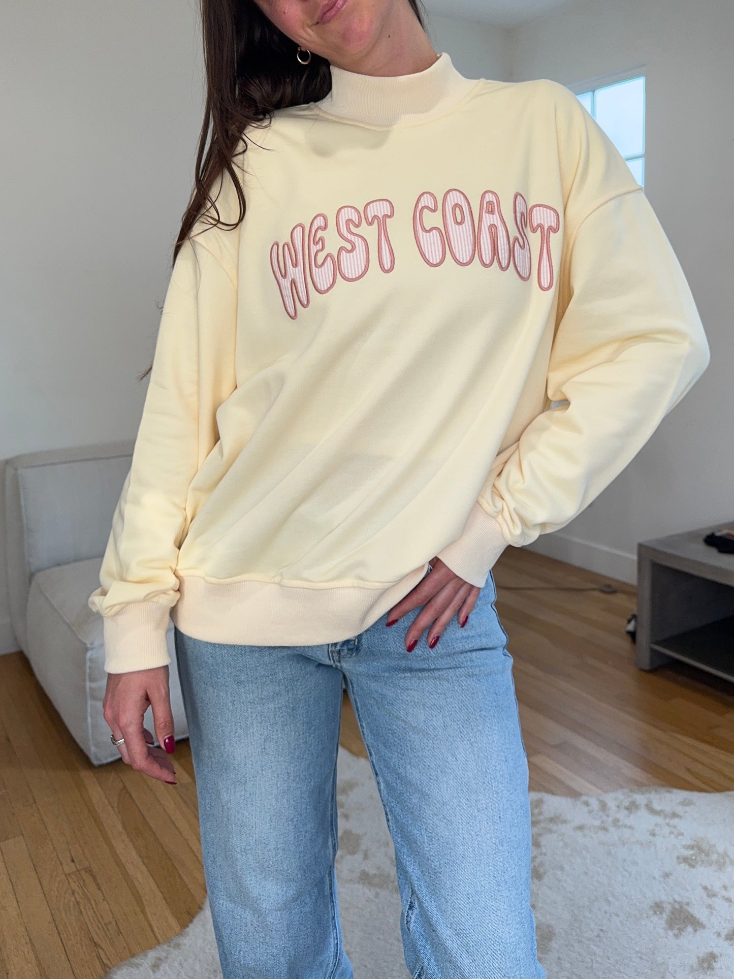 West Coast Mock Neck