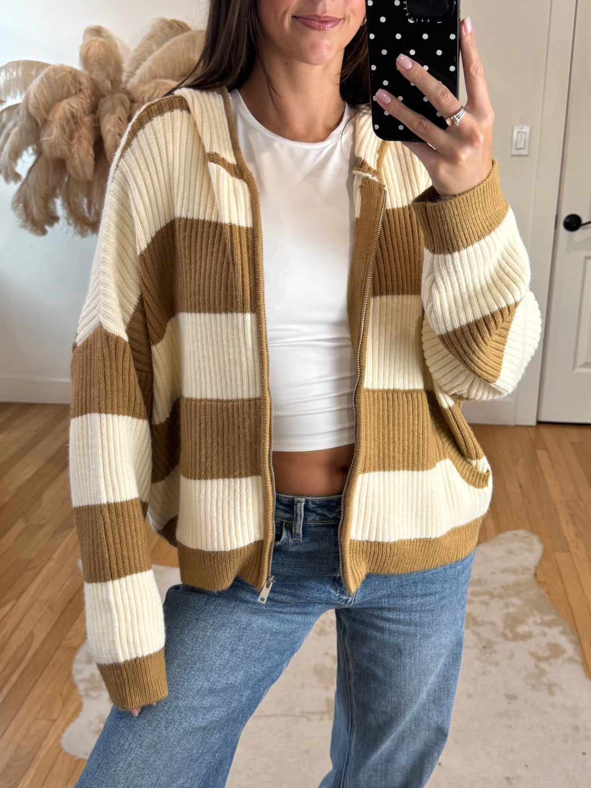 Butterscotch Zip Up