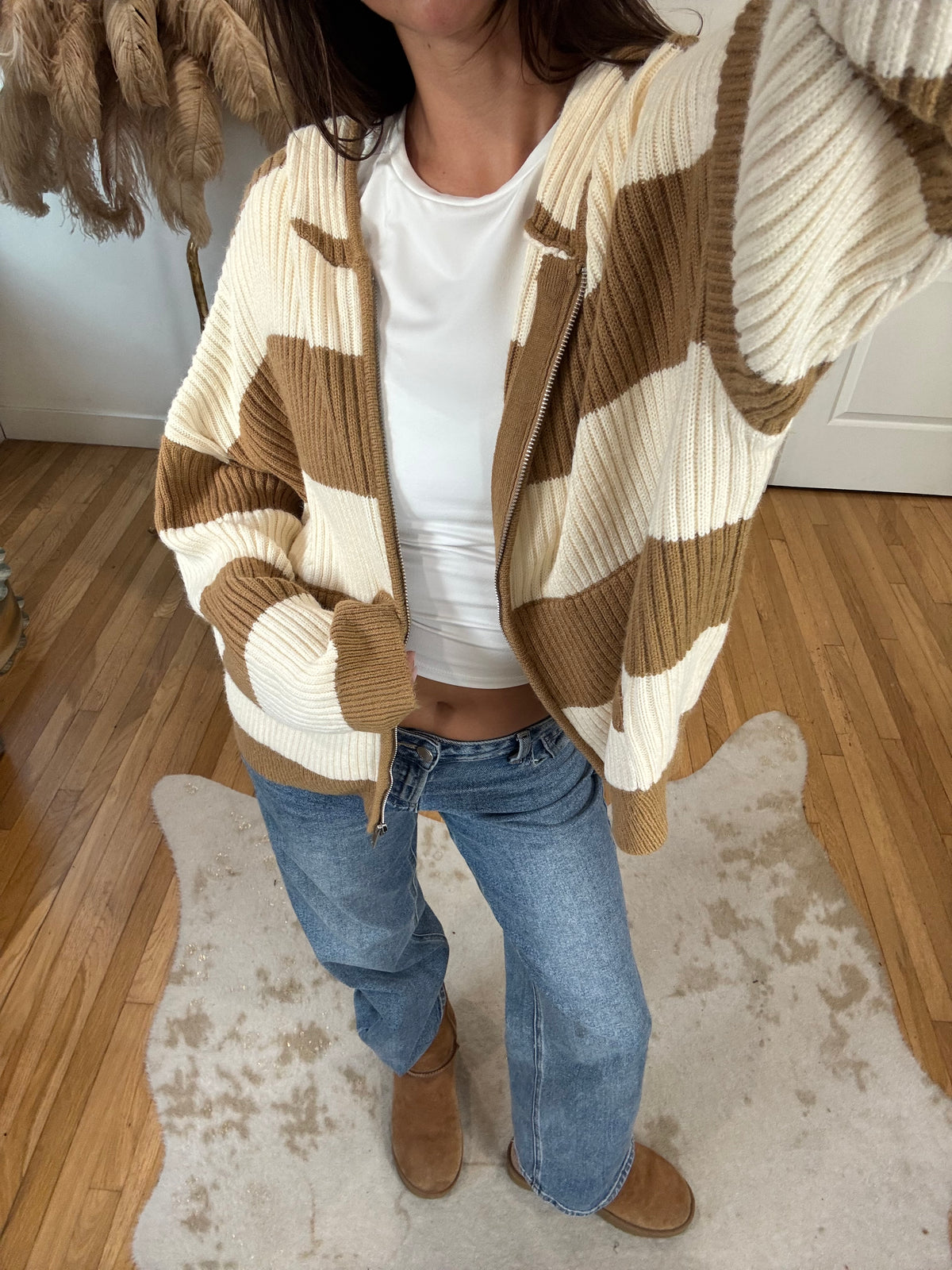 Butterscotch Zip Up