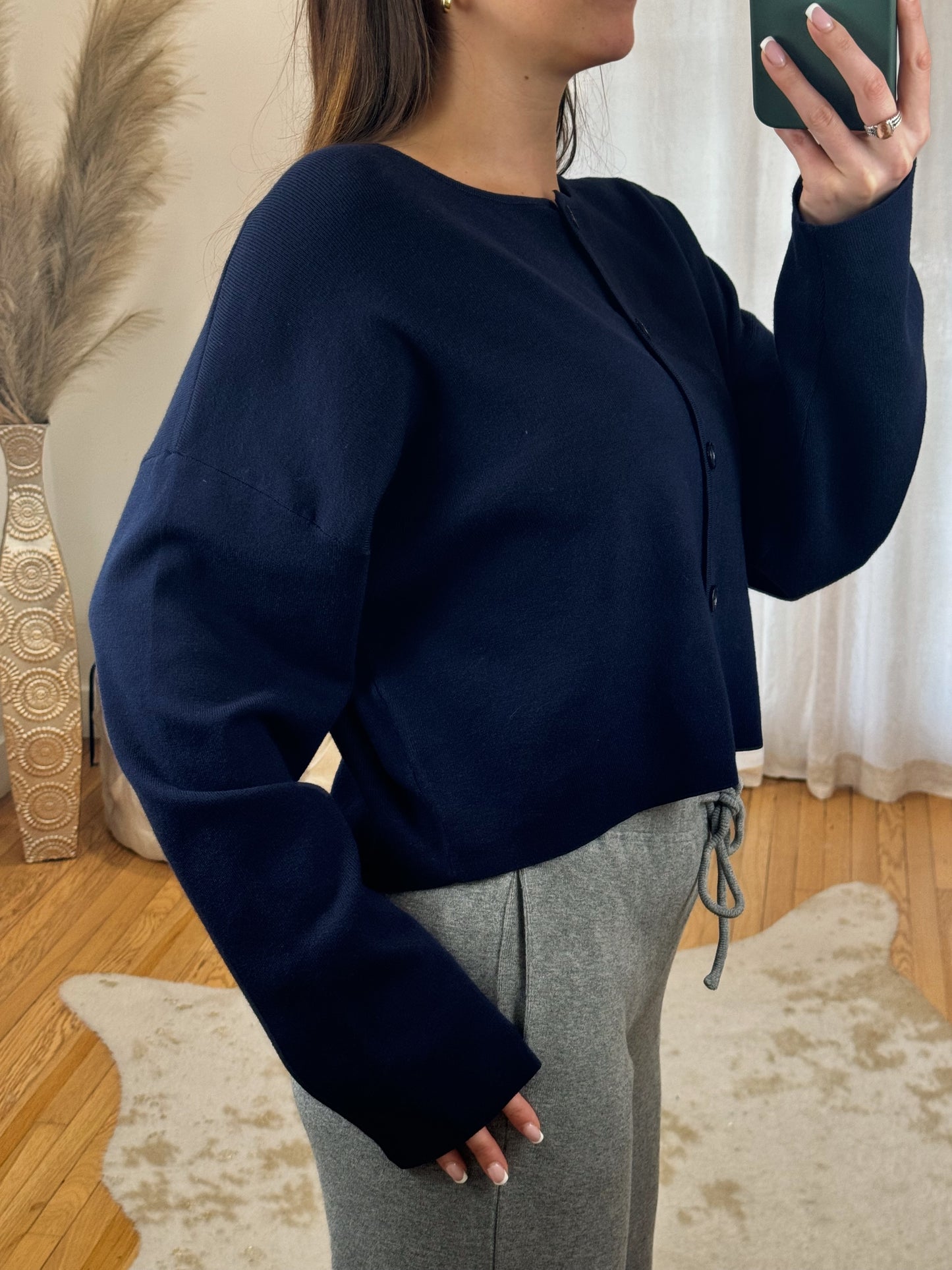 Navy Cardigan