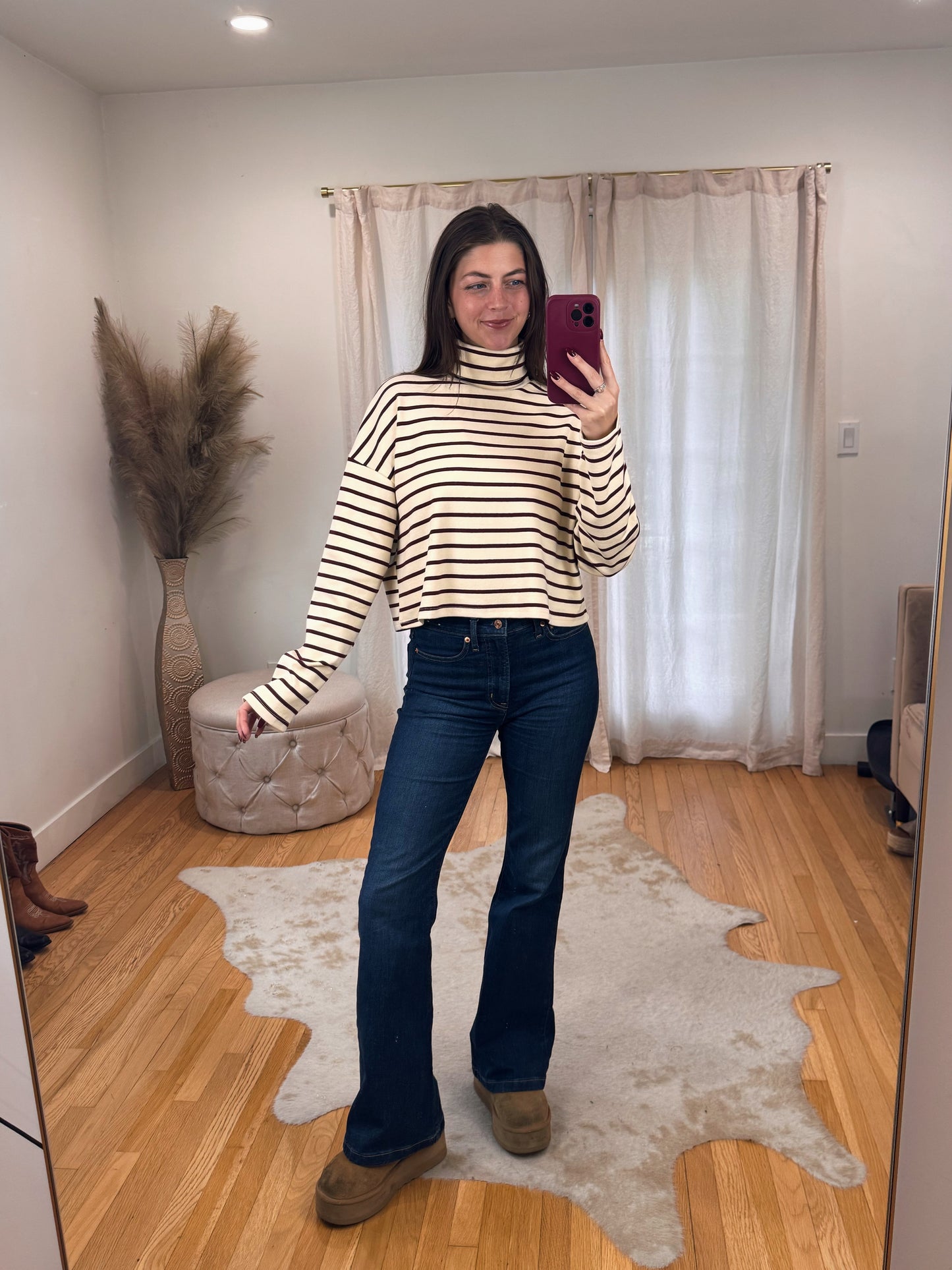 Maple & Cream Turtleneck