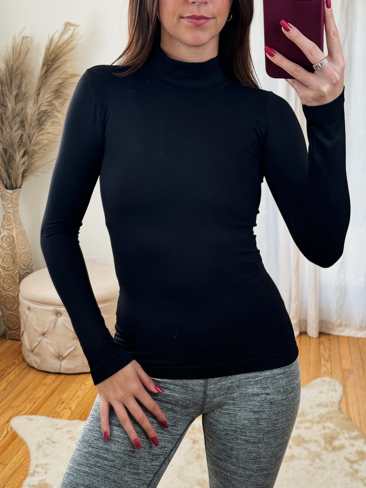 Snatched Turtleneck Long Sleeve