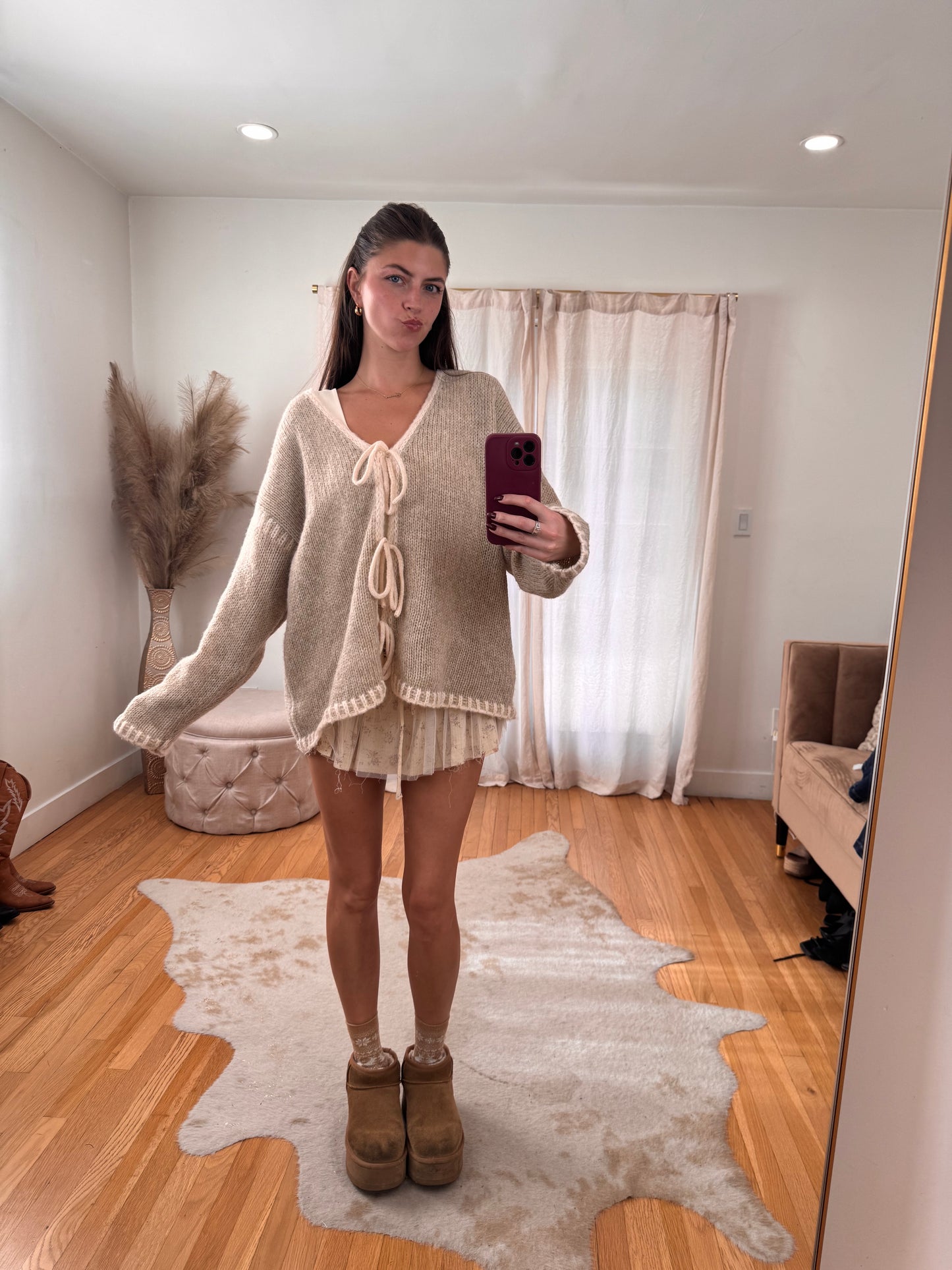 Cross My Heart Sweater