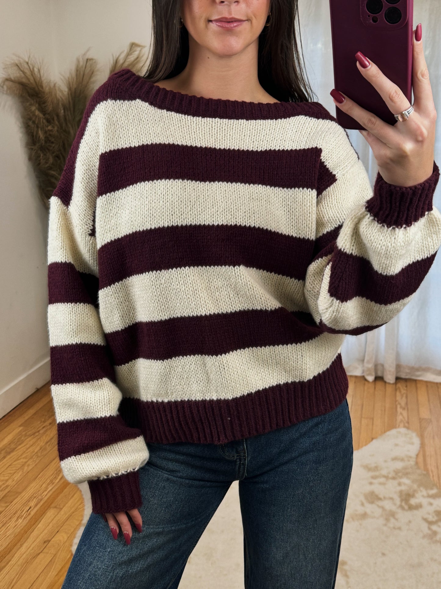 Red Velvet Sweater