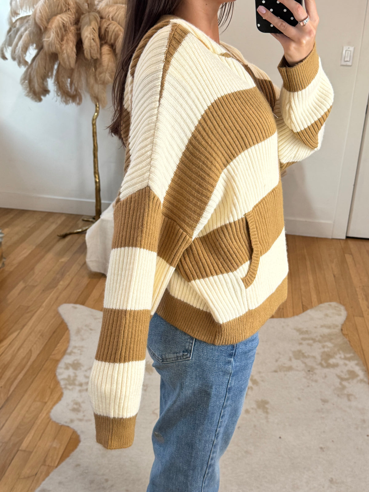 Butterscotch Zip Up