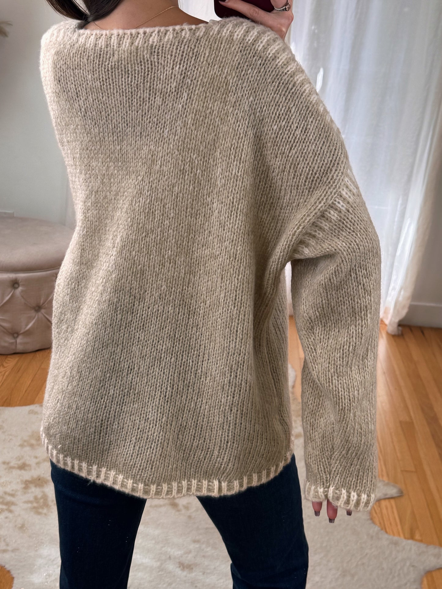 Cross My Heart Sweater