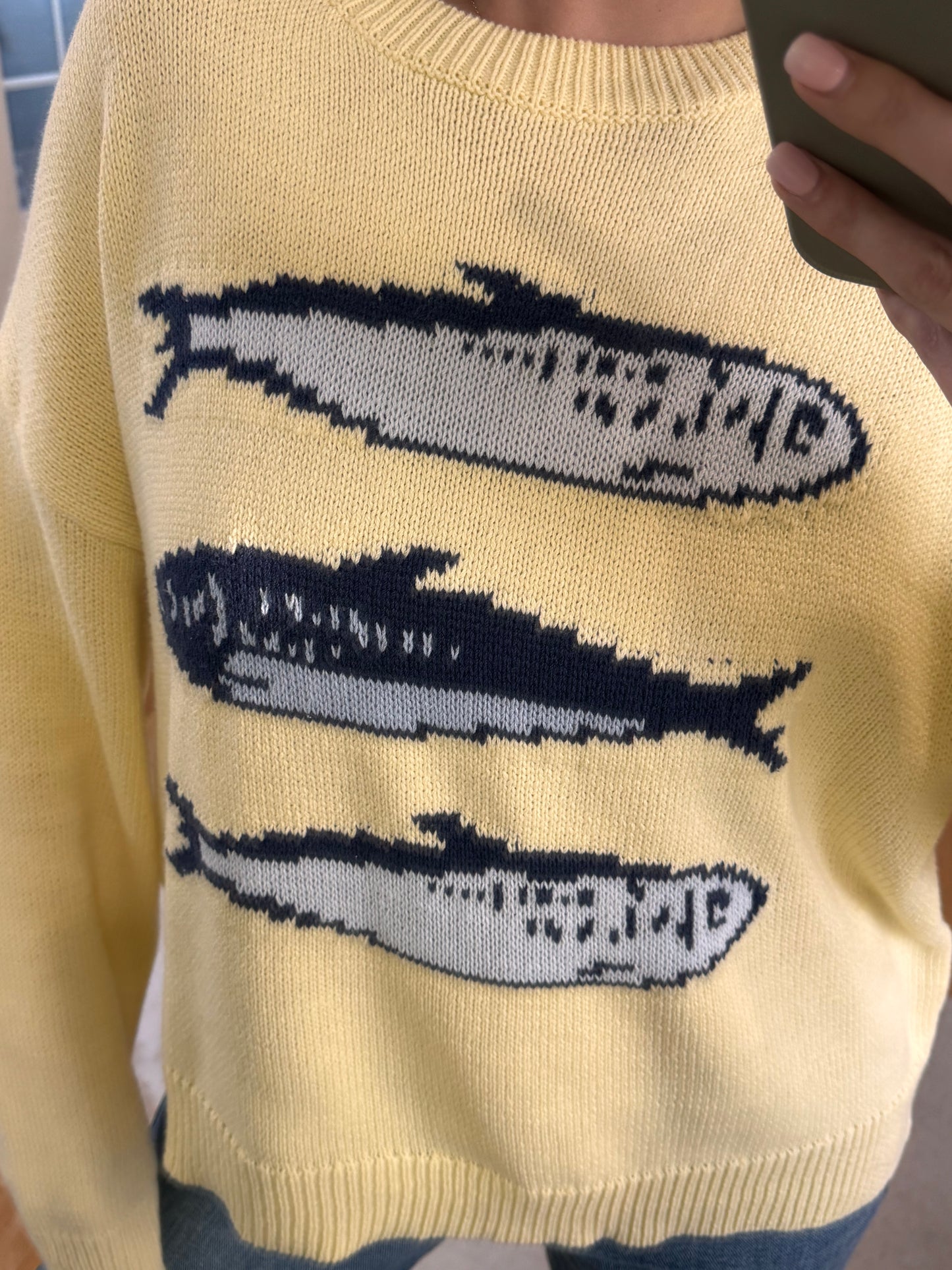 Amalfi Fish Sweater