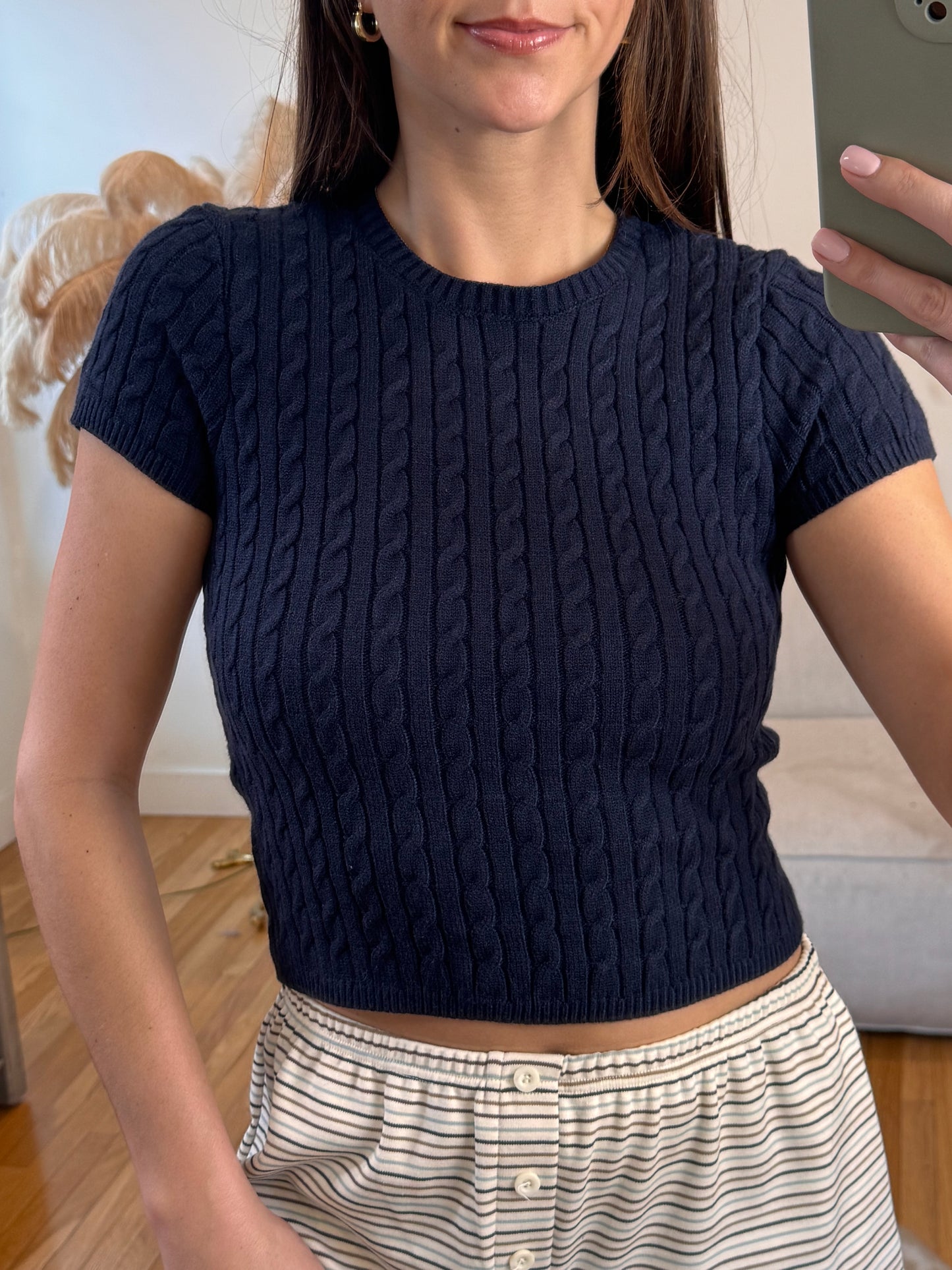Pacific Cable Knit Top
