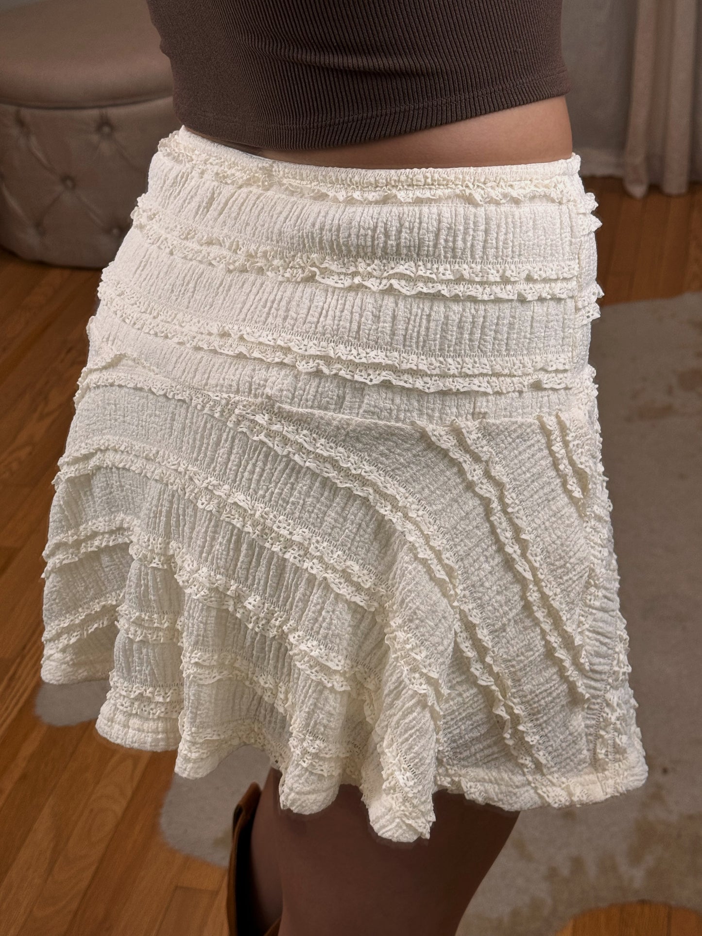 Boho Mini Skirt