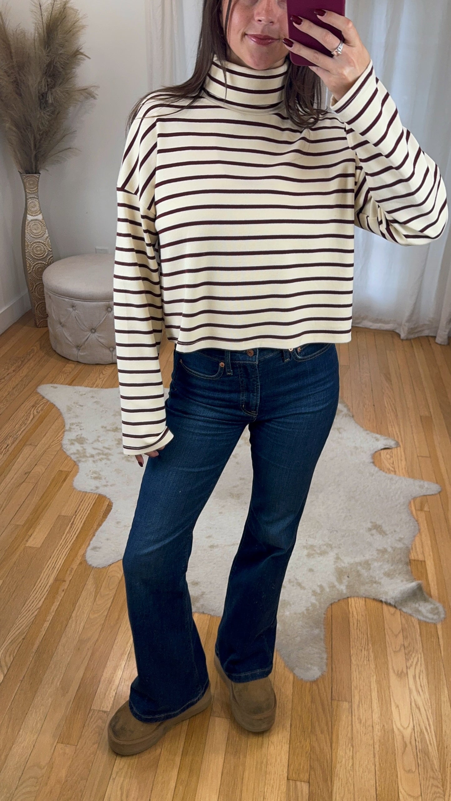 Maple & Cream Turtleneck