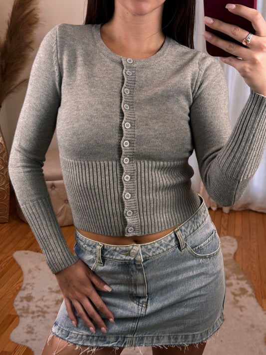 May Grey Sweater