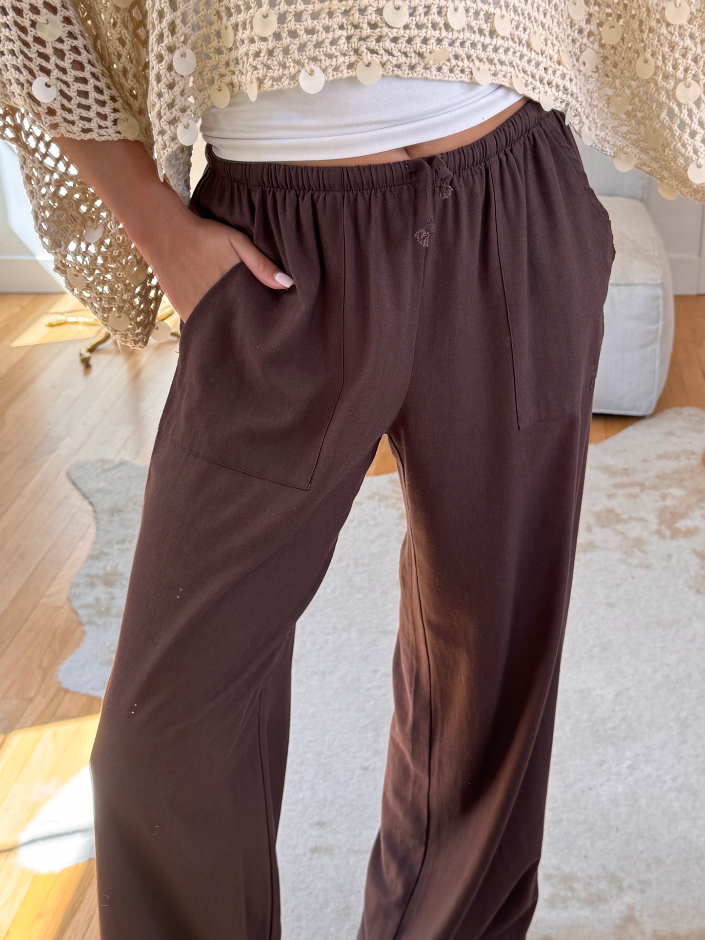 Coconut Linen Pants
