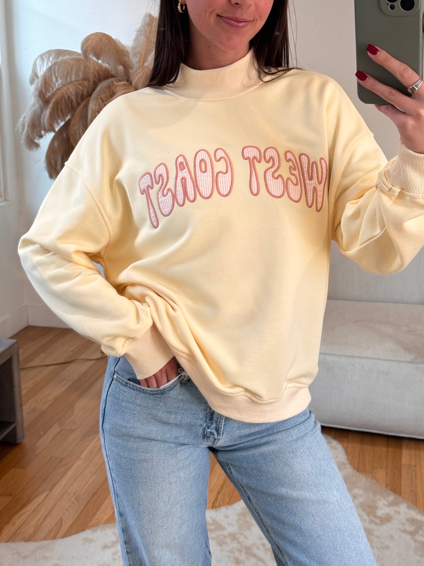 West Coast Mock Neck