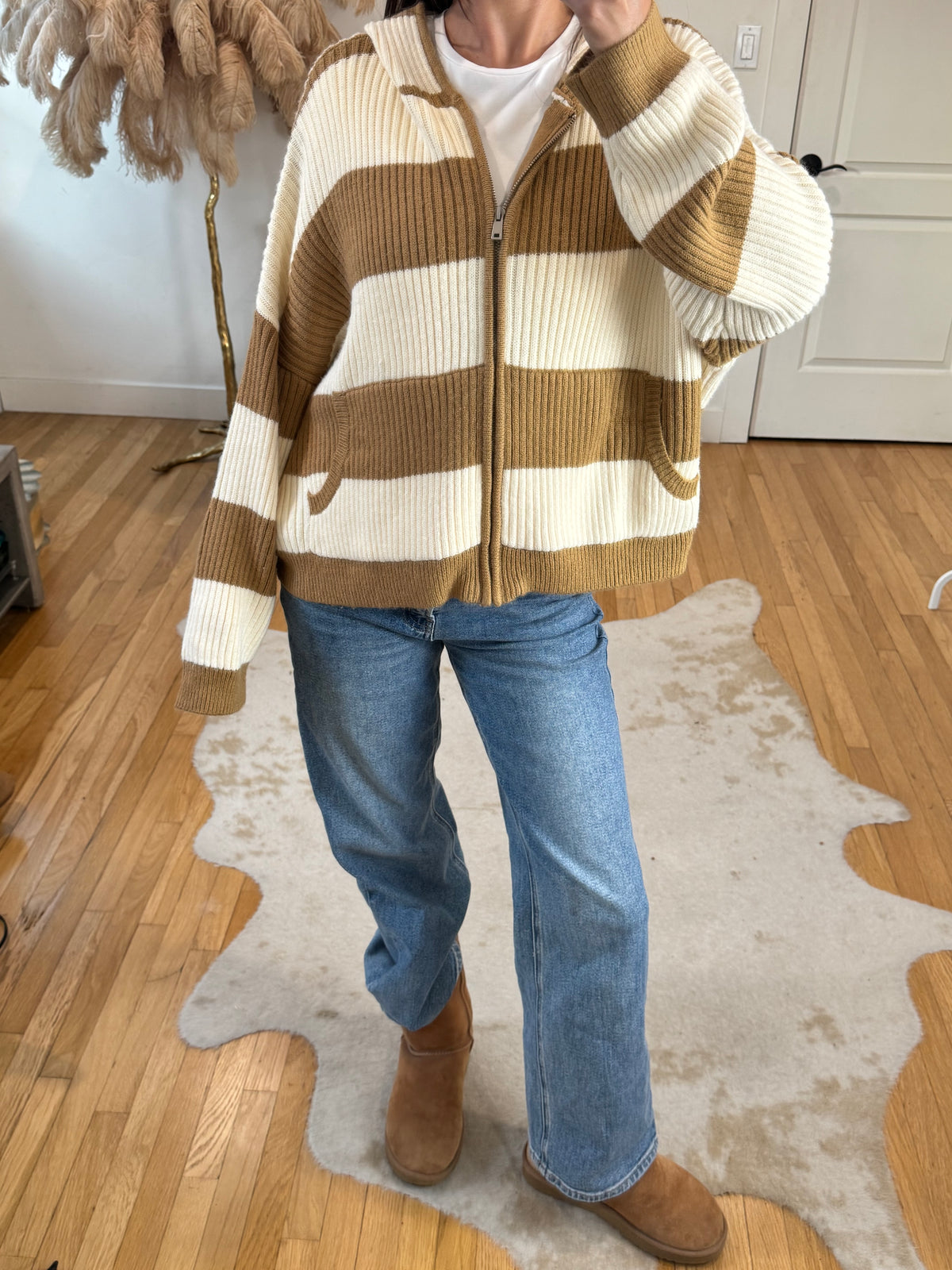Butterscotch Zip Up
