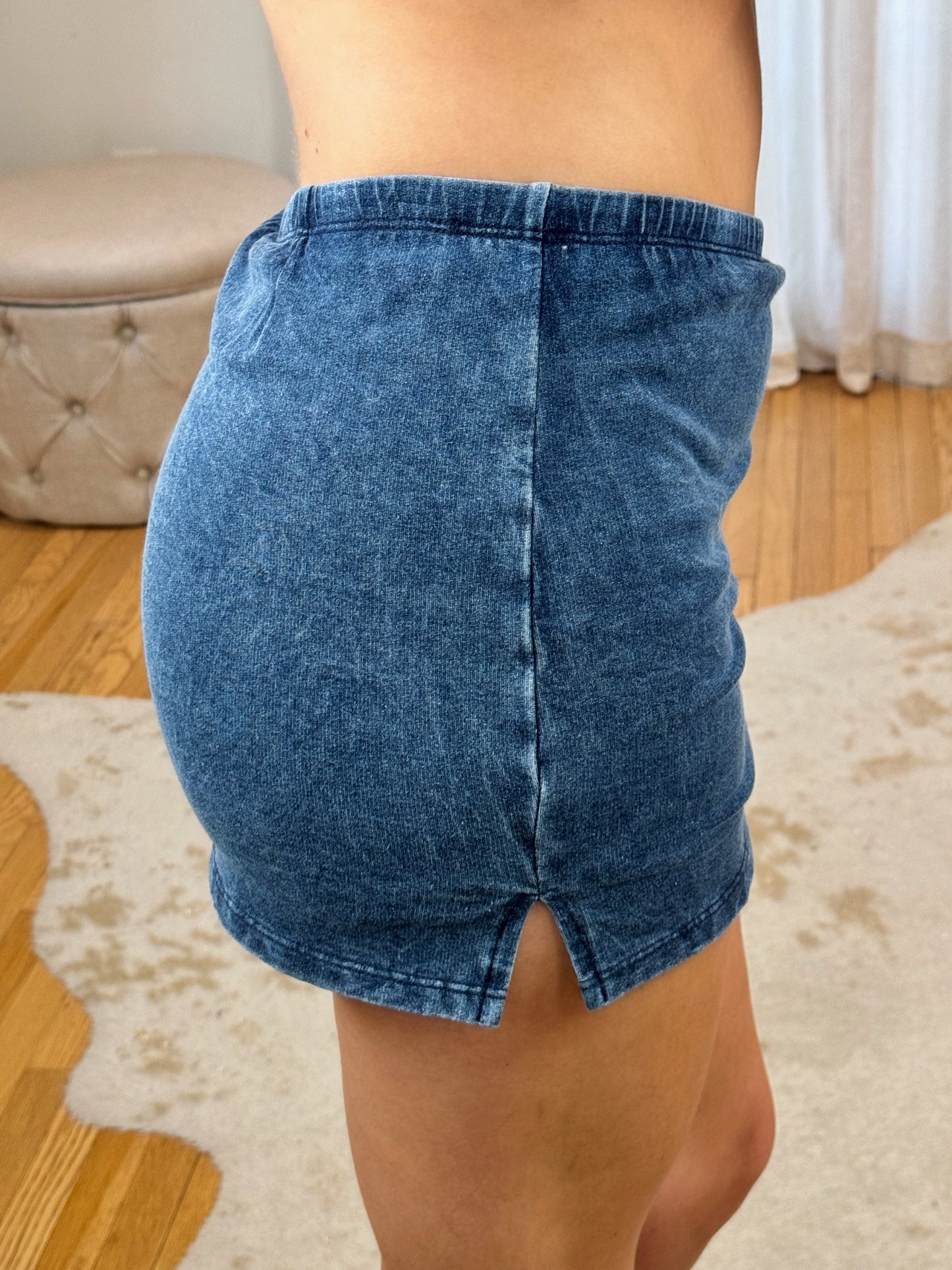 Not So Denim Skort