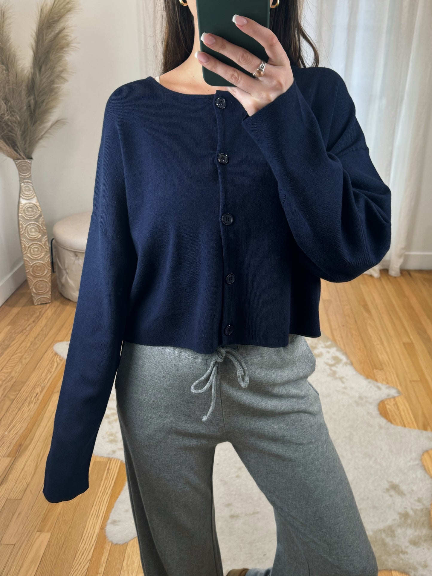 Navy Cardigan