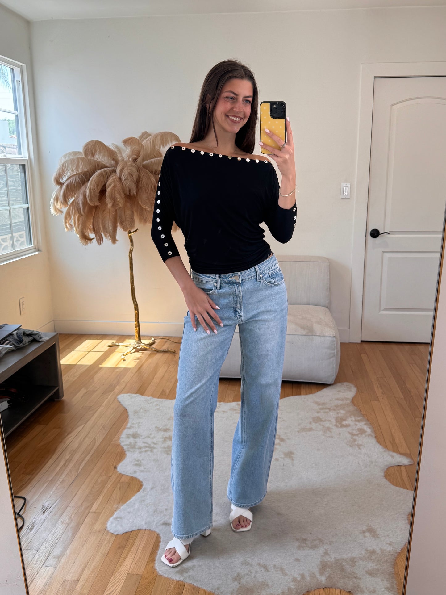 Cute as a Button Top