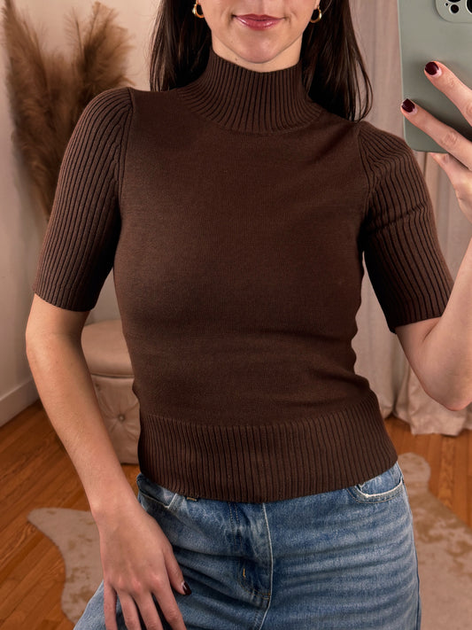 Classy Mock Neck