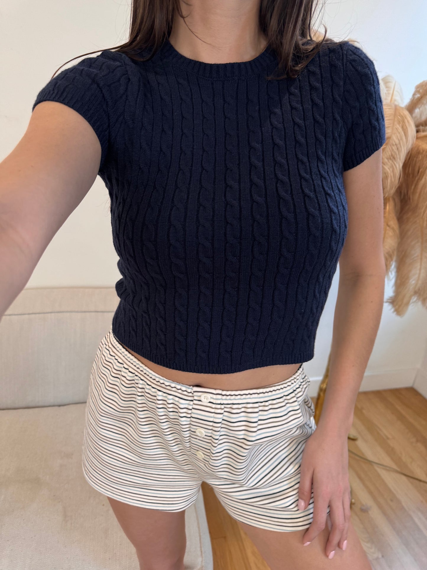 Pacific Cable Knit Top