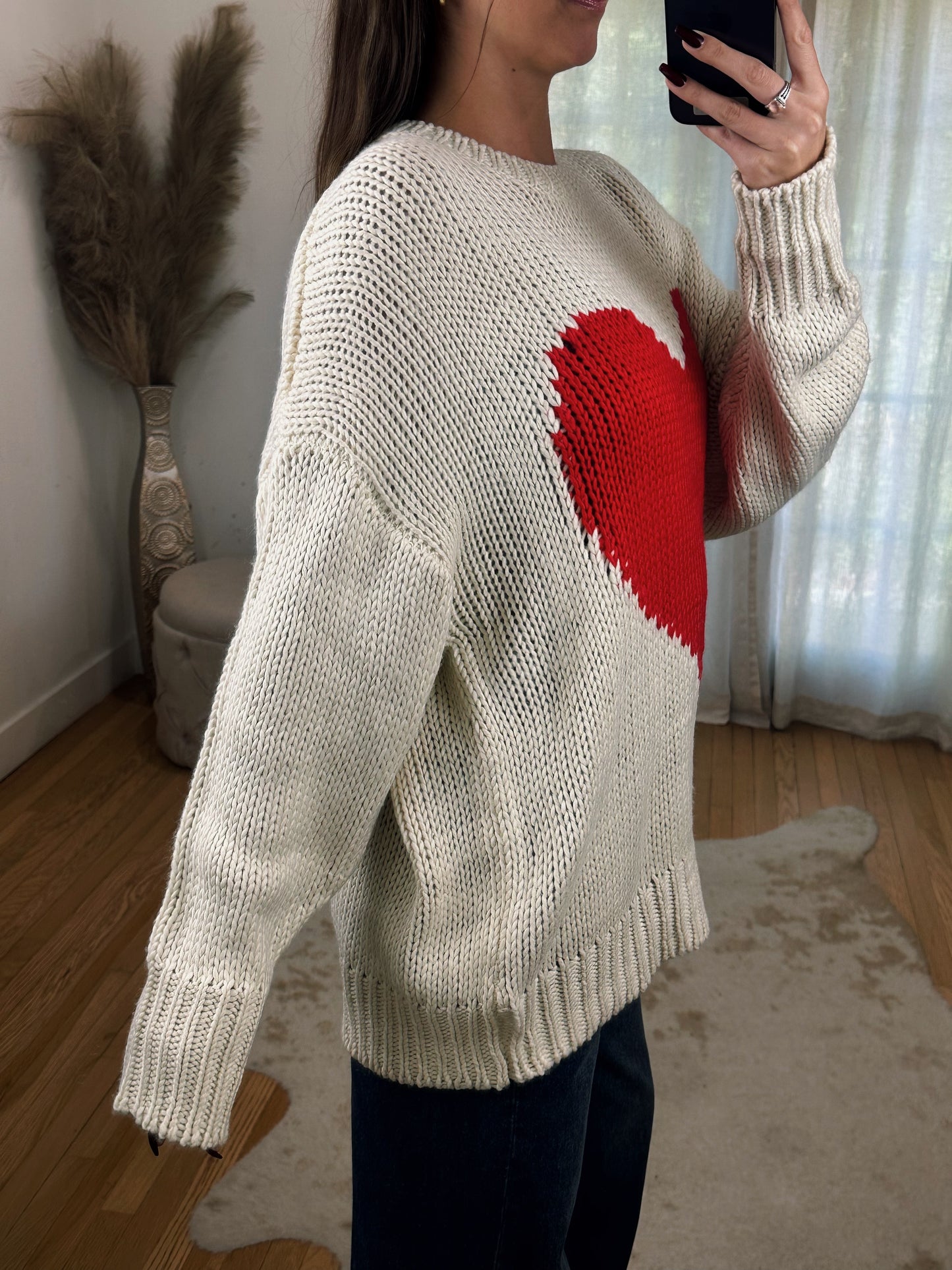 Big Heart Sweater