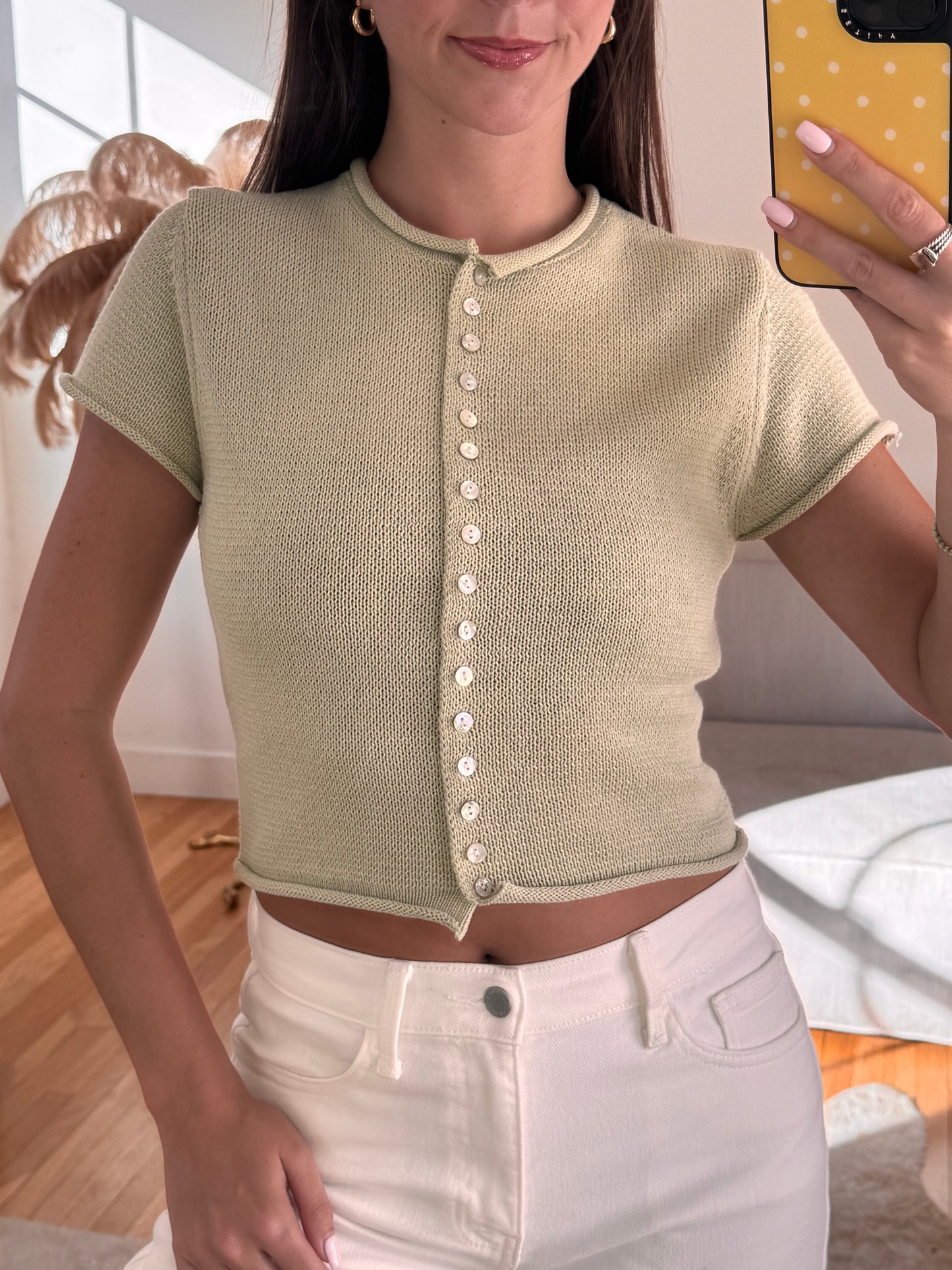 Matcha Knit Top