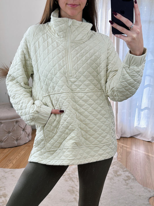 Cozy Quilted Pullover