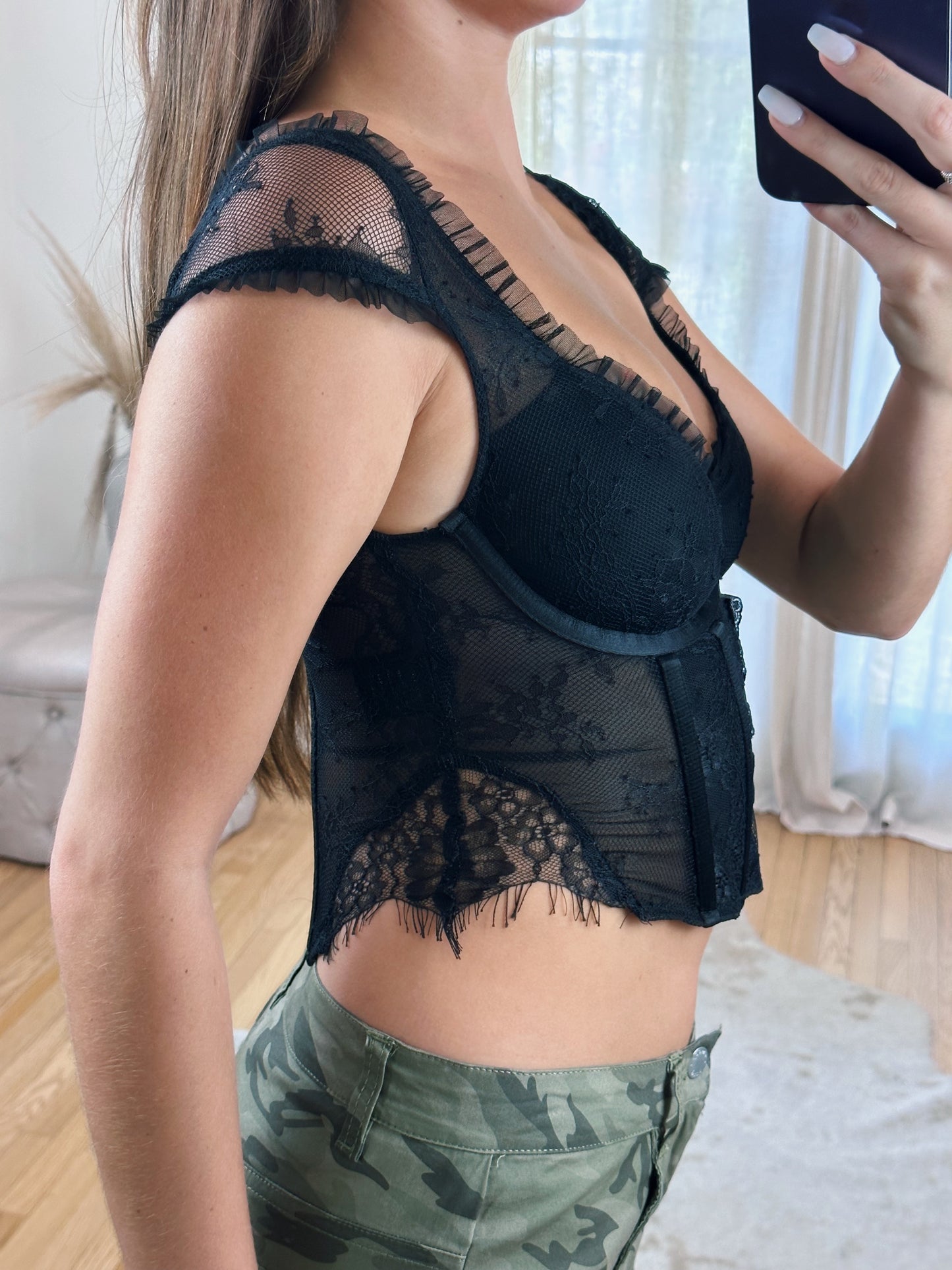Lacy Corset Top