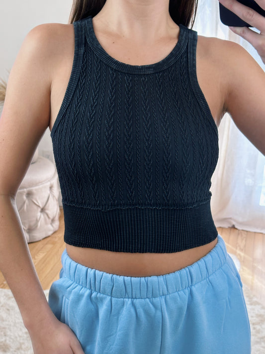 Cable Knit Tank