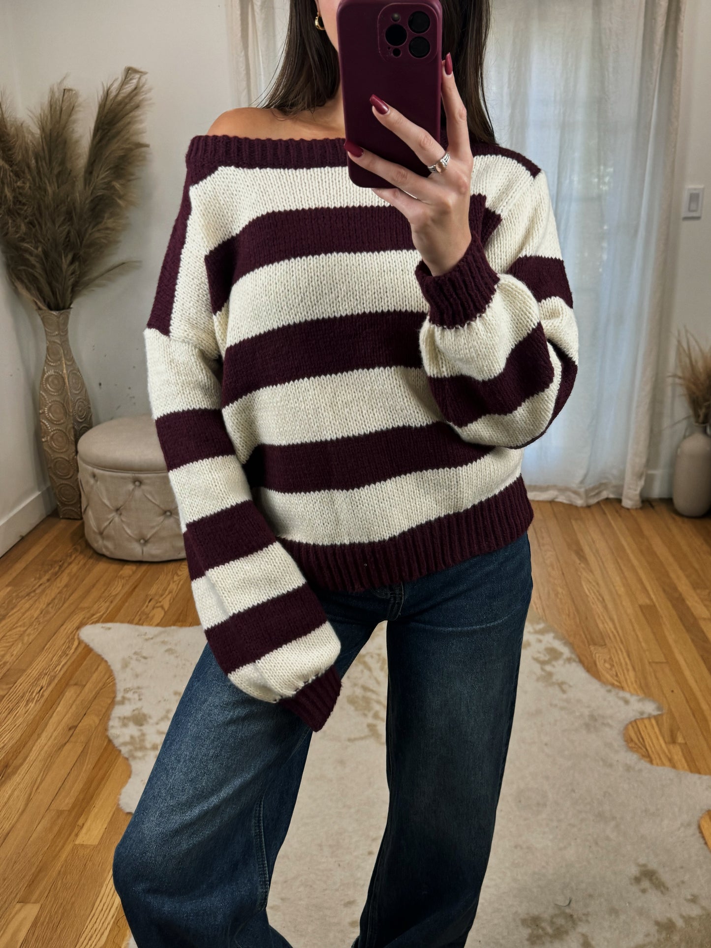 Red Velvet Sweater