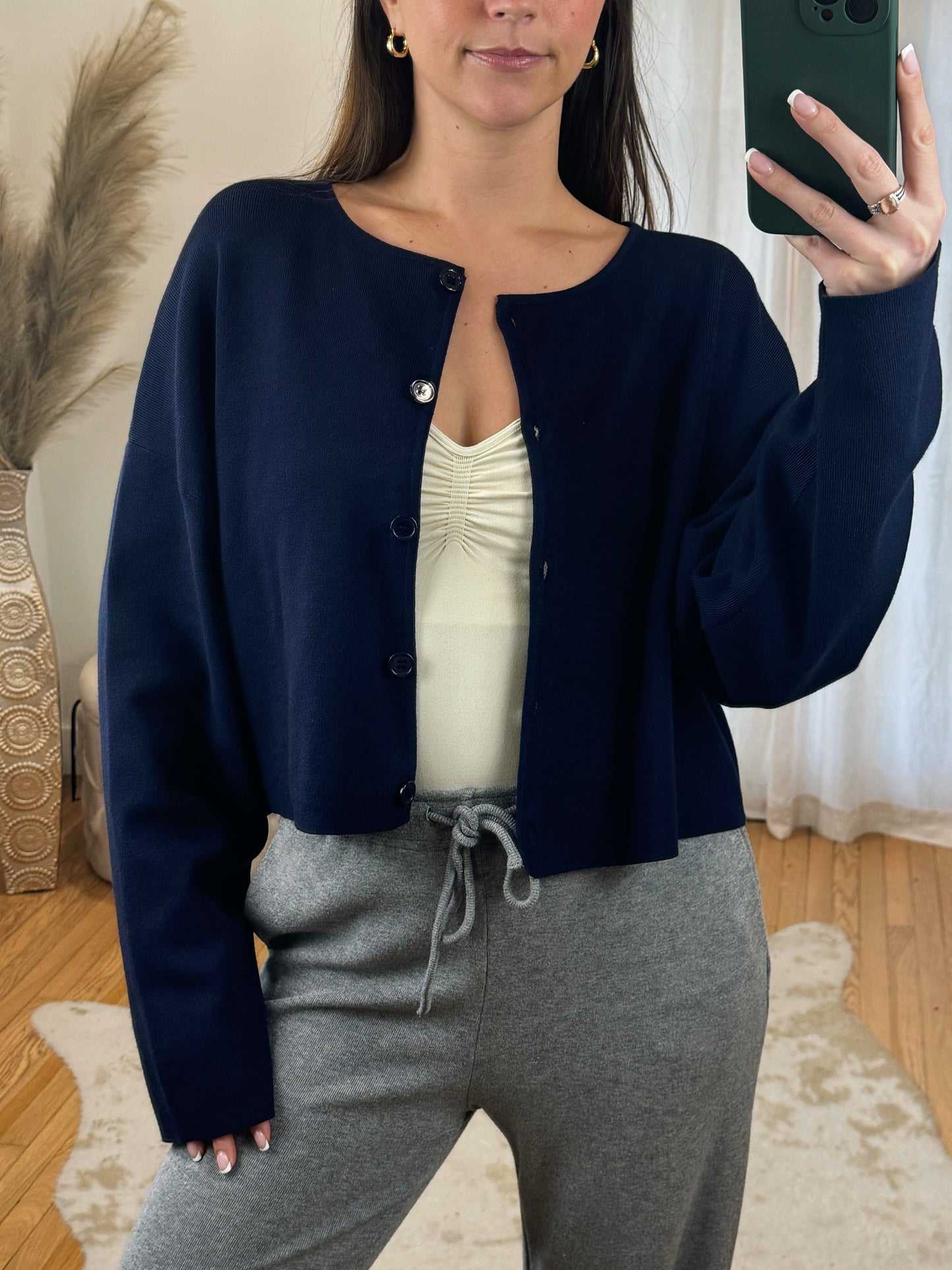 Navy Cardigan