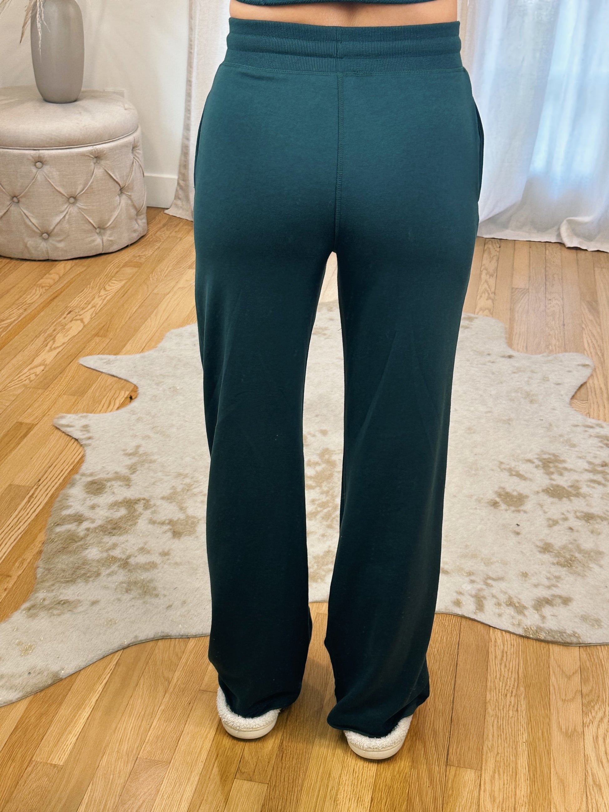 Ma Croix Womens Premium Soft Fleece Sweatpants Yoga Joggers with Ribbed  Cuffs 