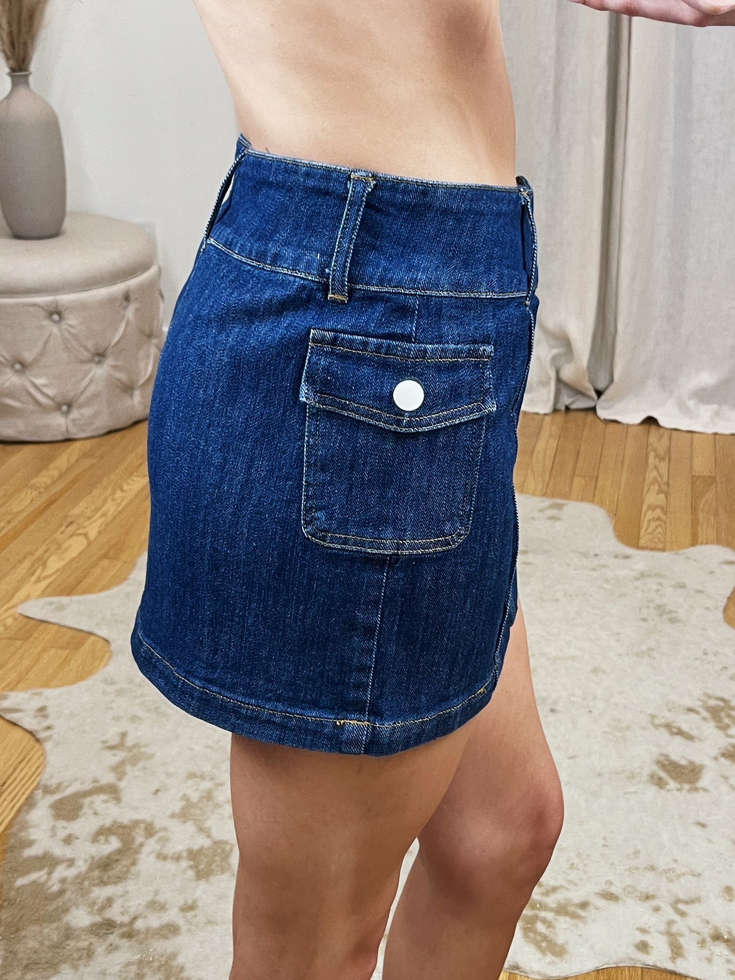 Thrifty Mini Skirt