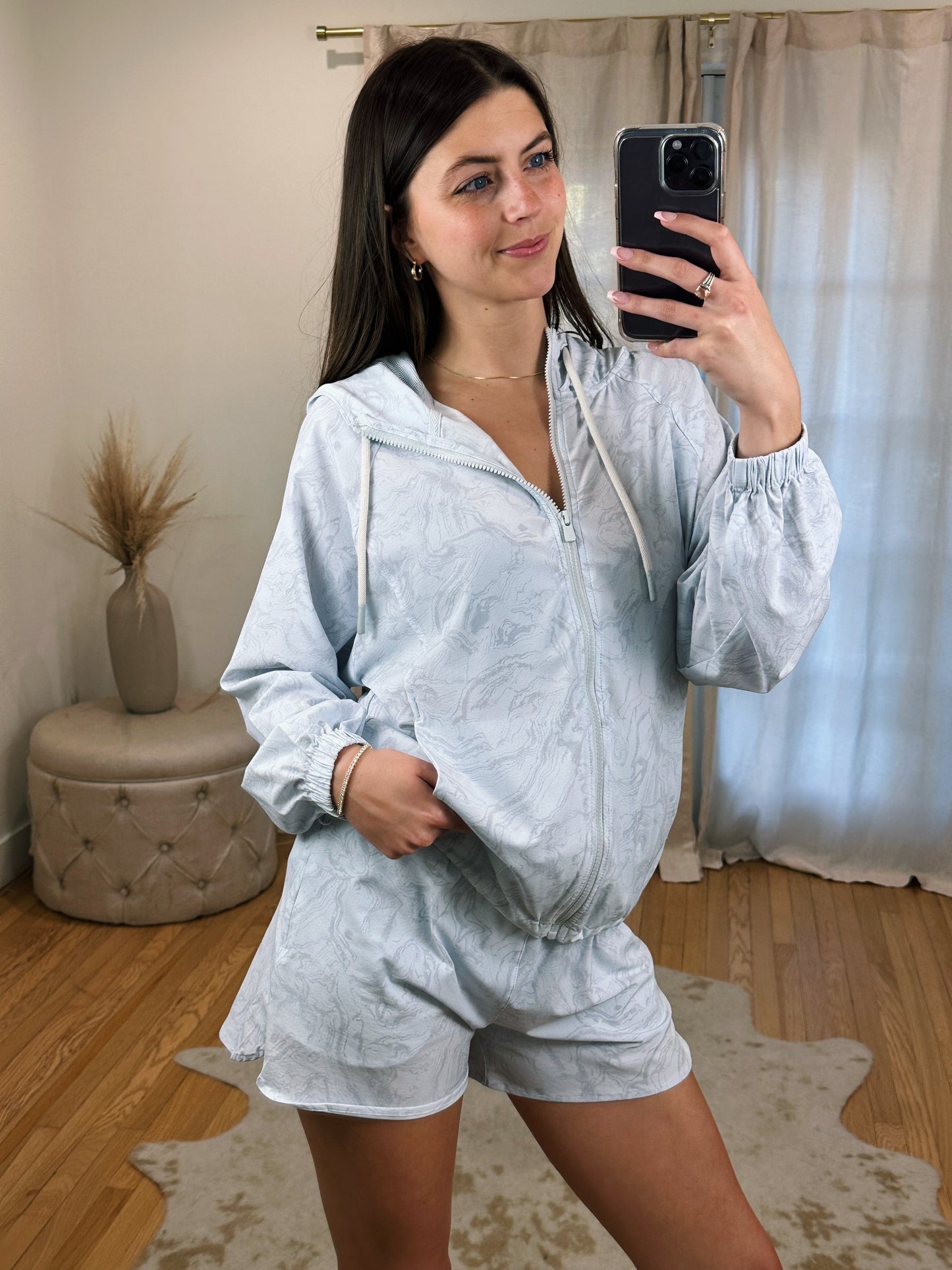 Blue Marble Zip Up