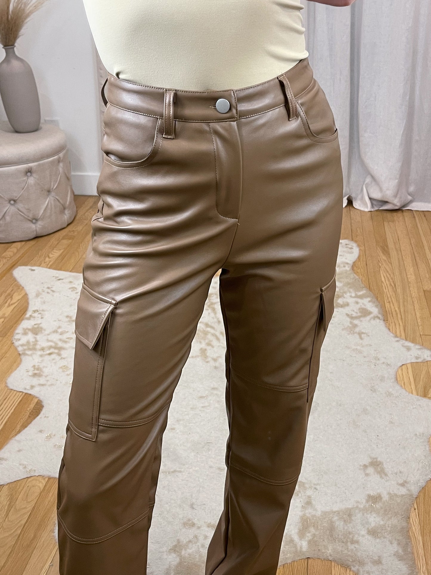 Dreamy Leather Cargos