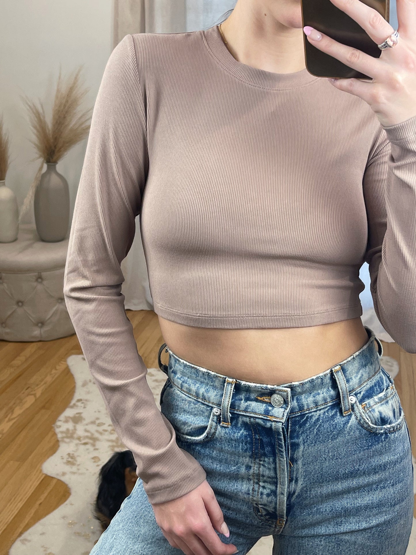 Staple Cropped Long Sleeve