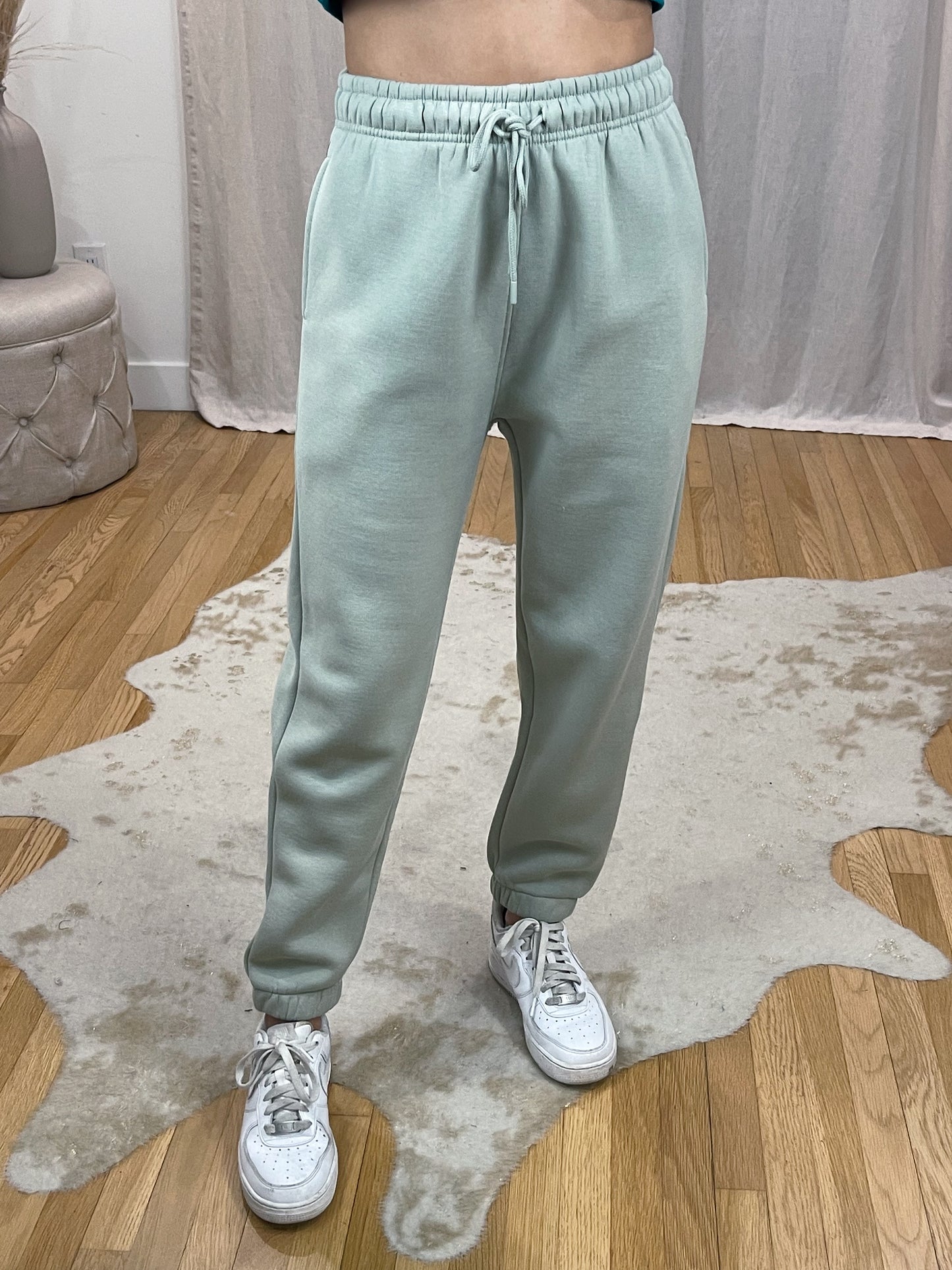 Simple Sweatpants Fleece Lined